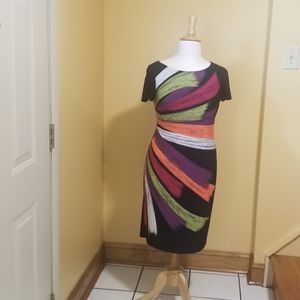 A pretty midi length dress.